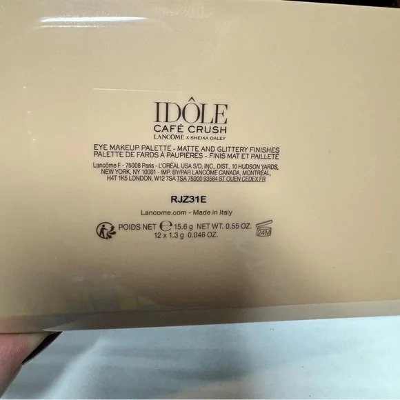 NIB Lancôme Indole Cafe Crush Eyeshadow Palette Sheika Daley 12 Shades Neutrals - Picture 8 of 14